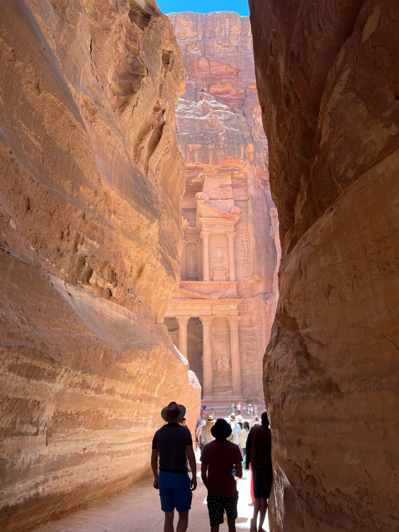 View of the Treasury from the Siq