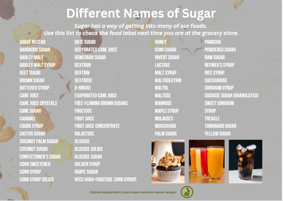 hidden sugars